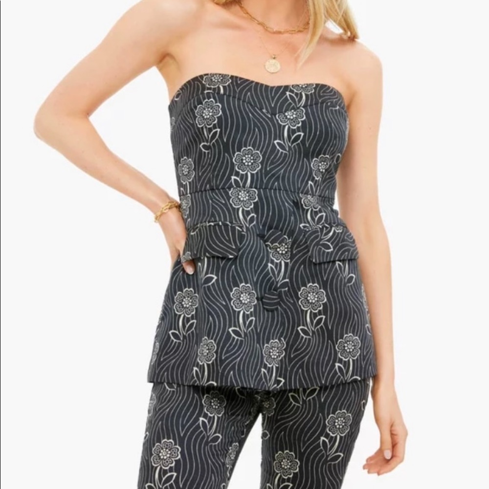 Tuckernuck Midnight Posy Marnie Top - Strapless Top